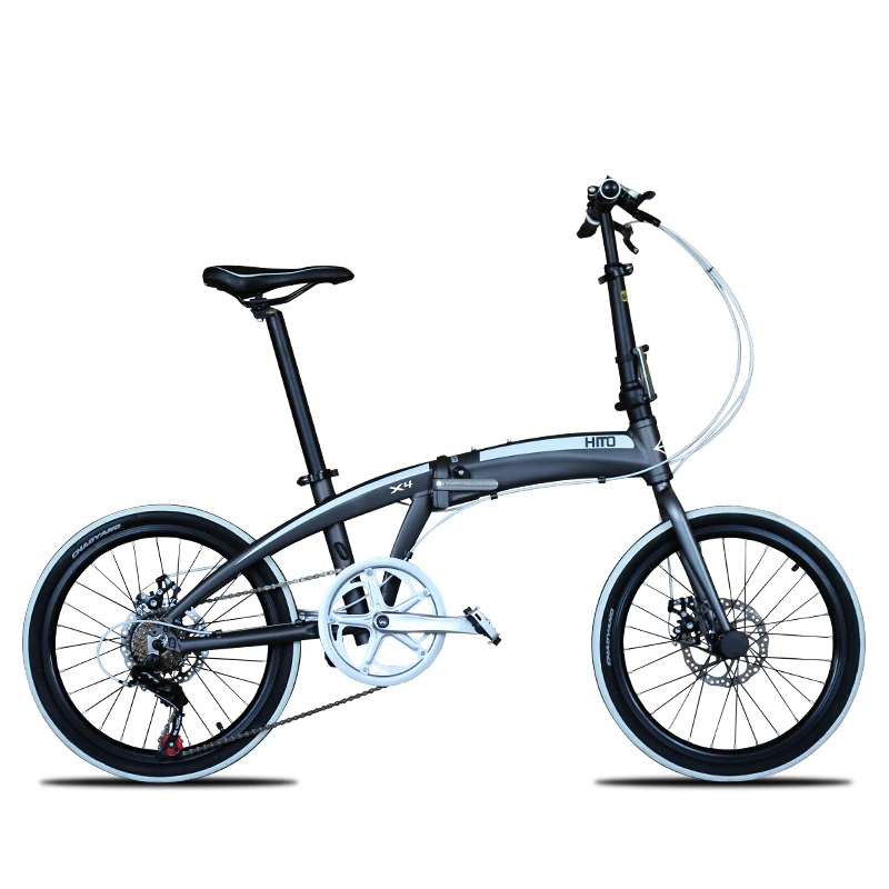 Bicicleta plegable de fibra de carbono para adulto, bici de 20 pulgadas,  con freno de disco de 9 velocidades, portátil, urbana - AliExpress
