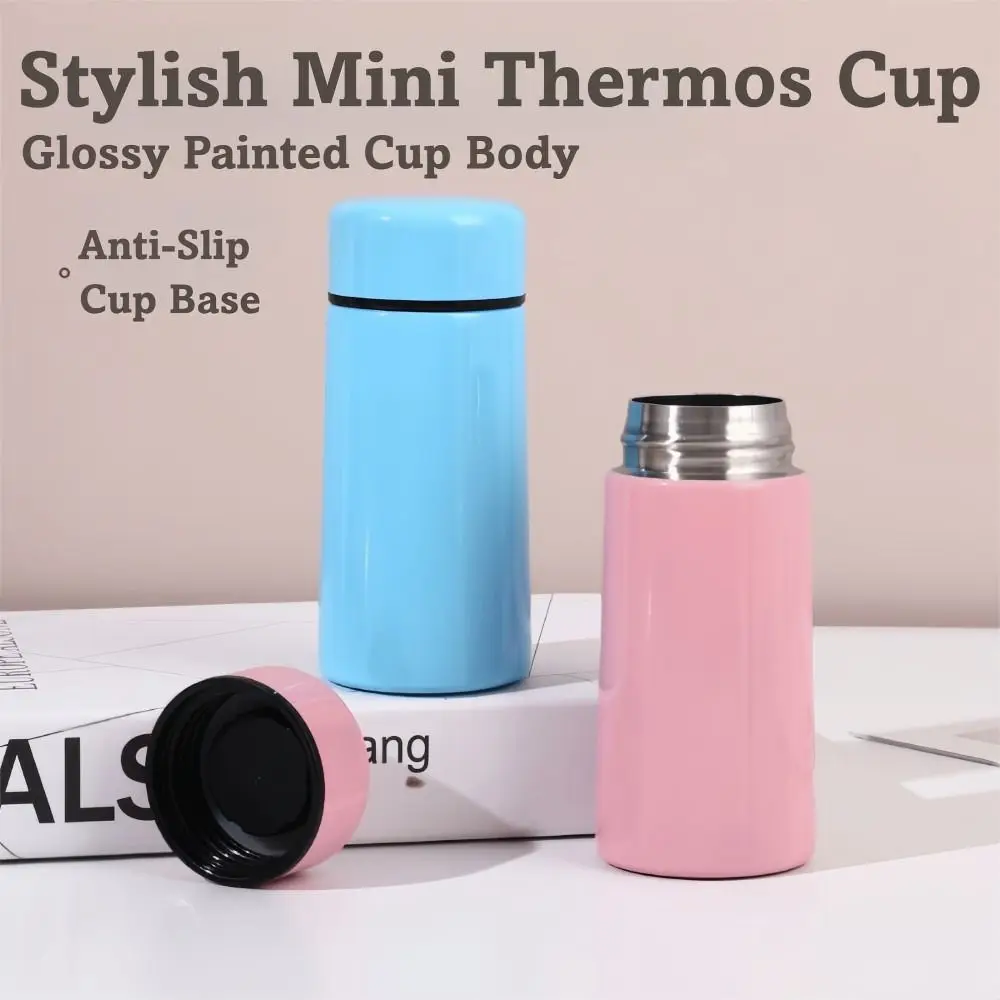 Creative Mini Thermos Cup 160ml Capacity Portable Pocket Thermos Travel Design Stainless Steel Water Cup For Coffee and Water