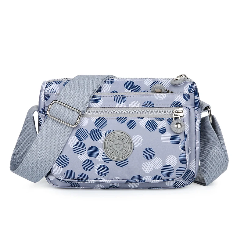 Nylon Shoulder Bag Lightweight Small Square Anti Splash Casual Crossbody Women's