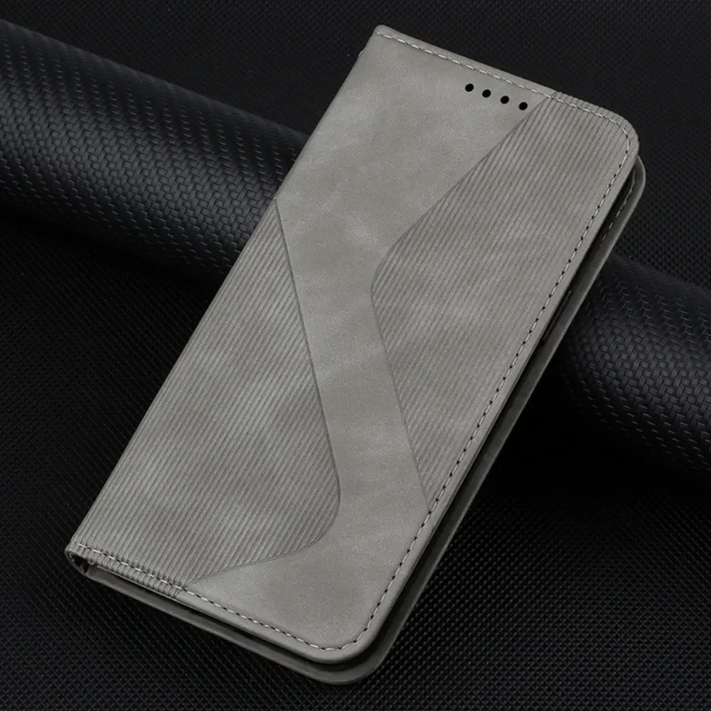 Custodia Portafoglio Motorola Edge 20 Lite – Pelle PU Con Slot Carte E Supporto Magnetico, Nero - 2