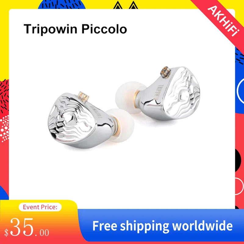 

Tripowin Piccolo 11mm Dual-Cavity LCP Dynamic Driver In-Ear Monitors Earphone 0.78mm 2pin Detachable High-purity Cable
