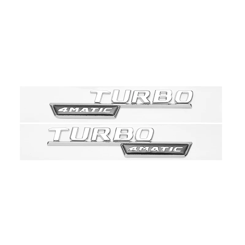 NIBOTT Insignia de Emblema de Maletero de Letras cromadas ABS 3D for Mercedes A35 AMG A45 A220 A260 A180 A200 W176 W177, Accesorios Adhesivos con