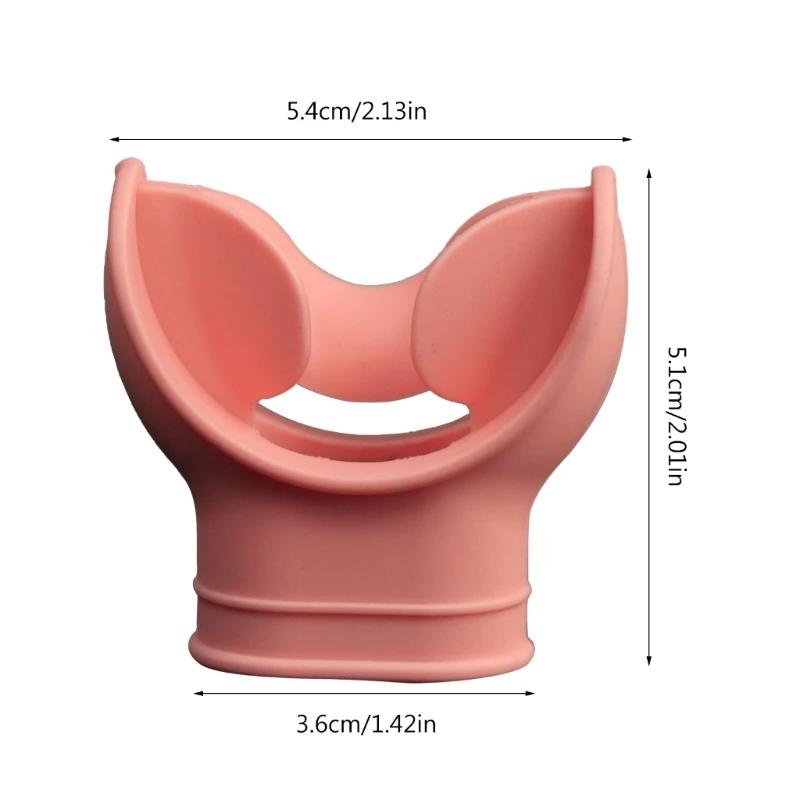 Diving Snorkel Silicone Snorkel Mouthpiece Comfortable Scuba Diving Regulator Mouthpiece Cover Octopus Holder Retainers