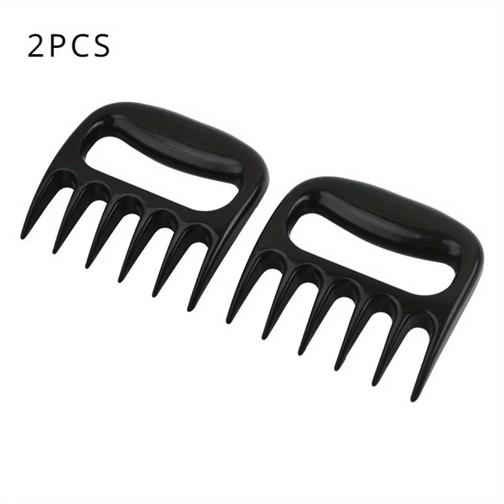 2PCS Bear Claw Quick Meat Shredder Black Bear Claw Meat Divider Multifunctional Processing Tool Cooking Accessories