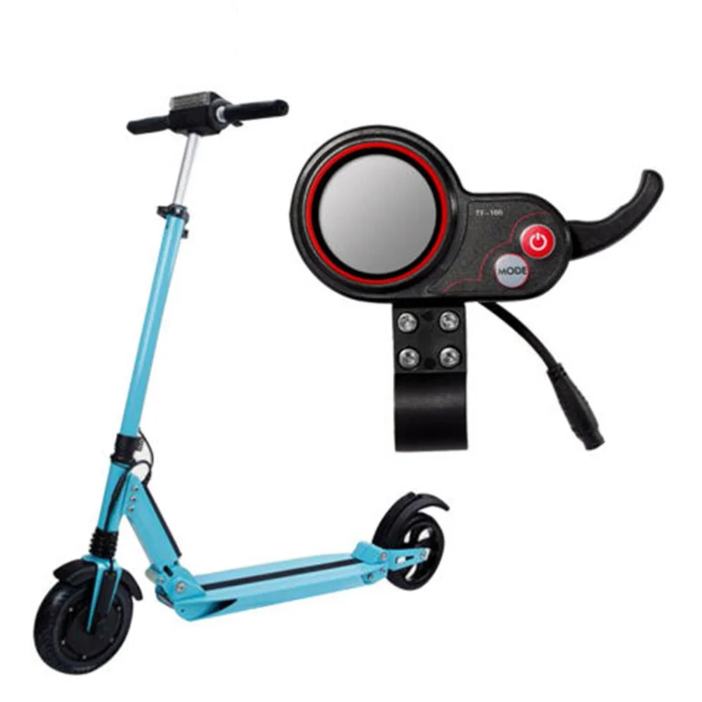 

10-дюймовый акселерометр для электроскутера, Аксессуары для велосипеда, скутера, контроллер скорости, ЖК-экран для приборной панели