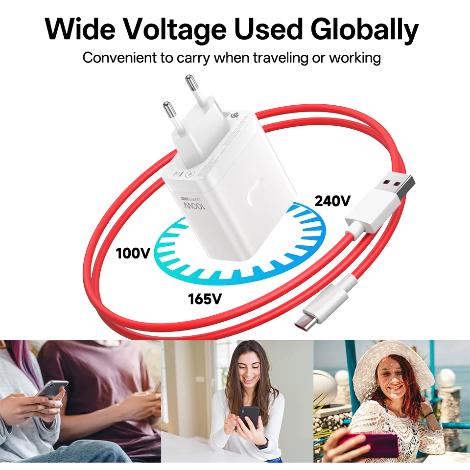 Ultra Fast Charging 100W Supervooc Charger Adapter