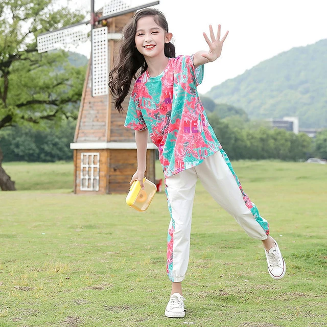 Children Set Summer 10 Year Girl  Kids Clothes 10 Year Girl Outfit -  Summer 2023 - Aliexpress