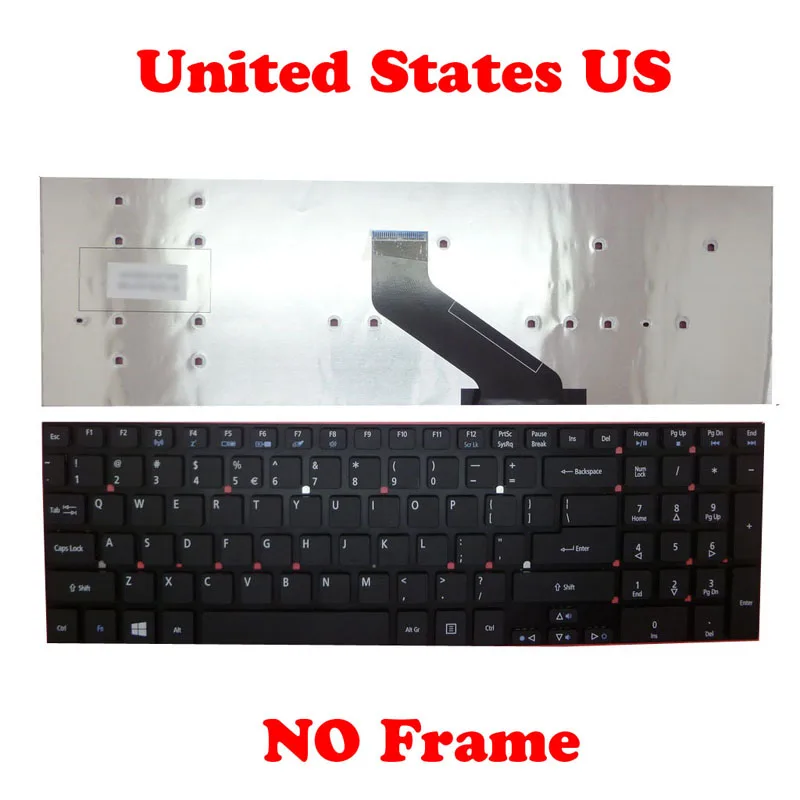 

Laptop Keyboard For Acer For Aspire 5830 5830G 5830T 5830TG V3-531 V3-532 V3-551 SWISS SW English US V121702AS4 V121702AK4