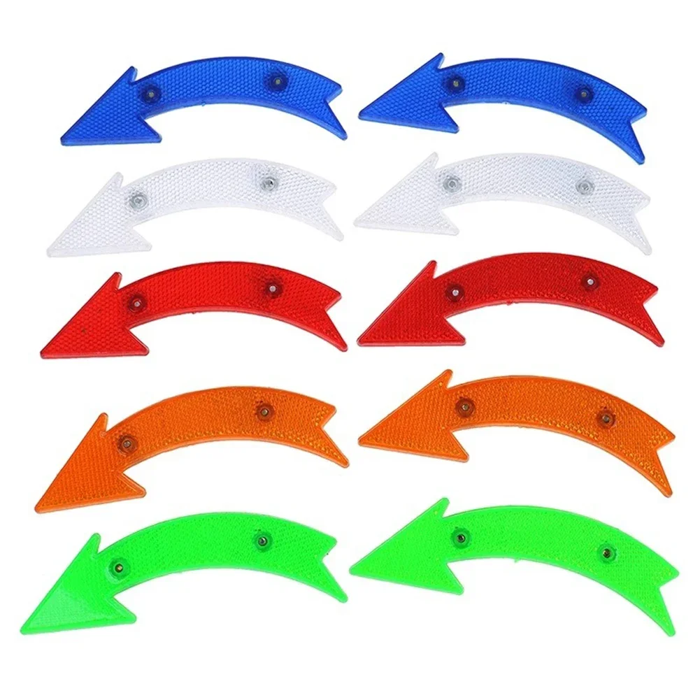 Easy To Install Bike Reflectors Bicycle Accessories Yellow About 20g Blue Durable Red White Approx.15cm