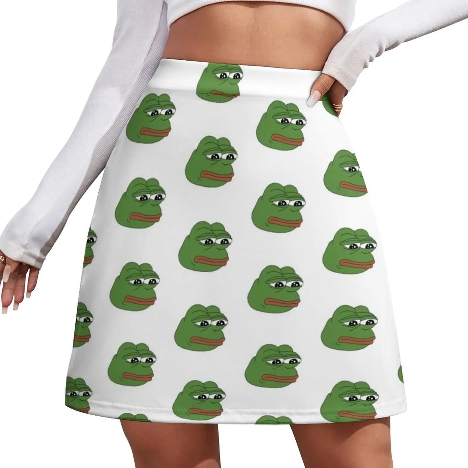 Pepe the Frog Mini Skirt korean style women clothing skirt skirt korean ladies summer