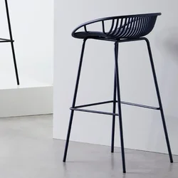 Metal Counter Bar Chair Black Salon Barstool Mainstays Reinforce Bar Stool Barstool Library Cadeira Ergonomica Furniture Counter