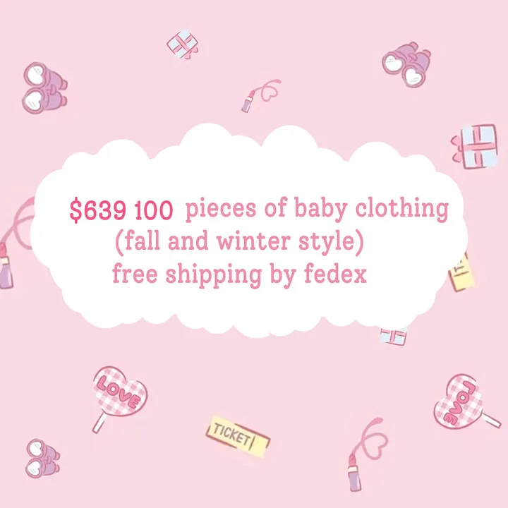 

Wholesale 100 Pieces Free Shipping Dress Many Embroidery Printing Clothing Baby Girl Clothes Set Four Season Romper boy Jumpsuit