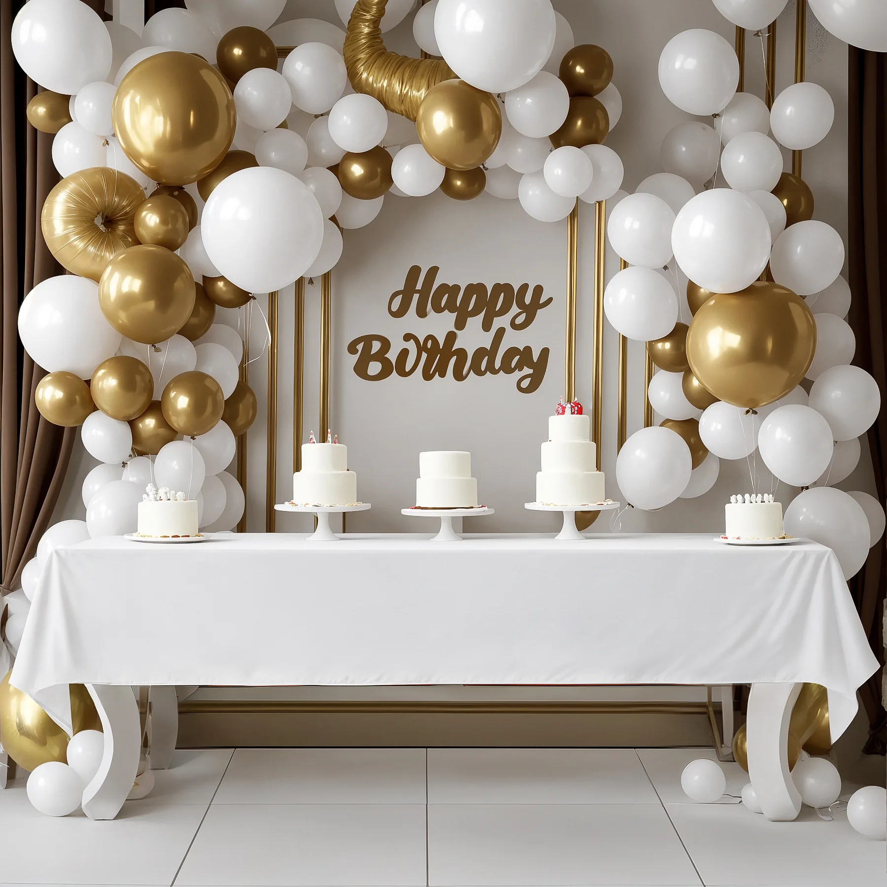 White Table Cloth Waterproof Anti Scratch Polyester Tablecloth  Washable Fabric Table Cover Home Dining Buffet Party Table Decor 2