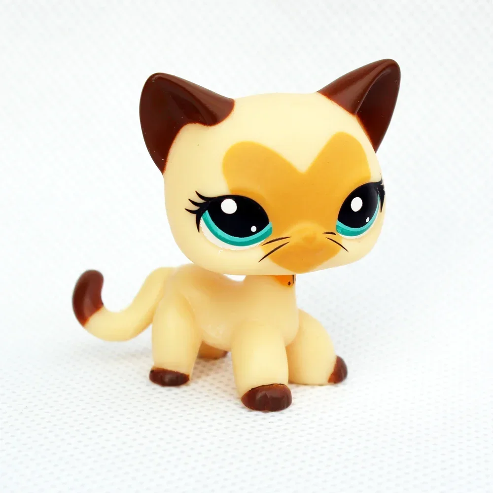 pet shop lps toy Bobble head toy Rare #3573 yellow short hair cat