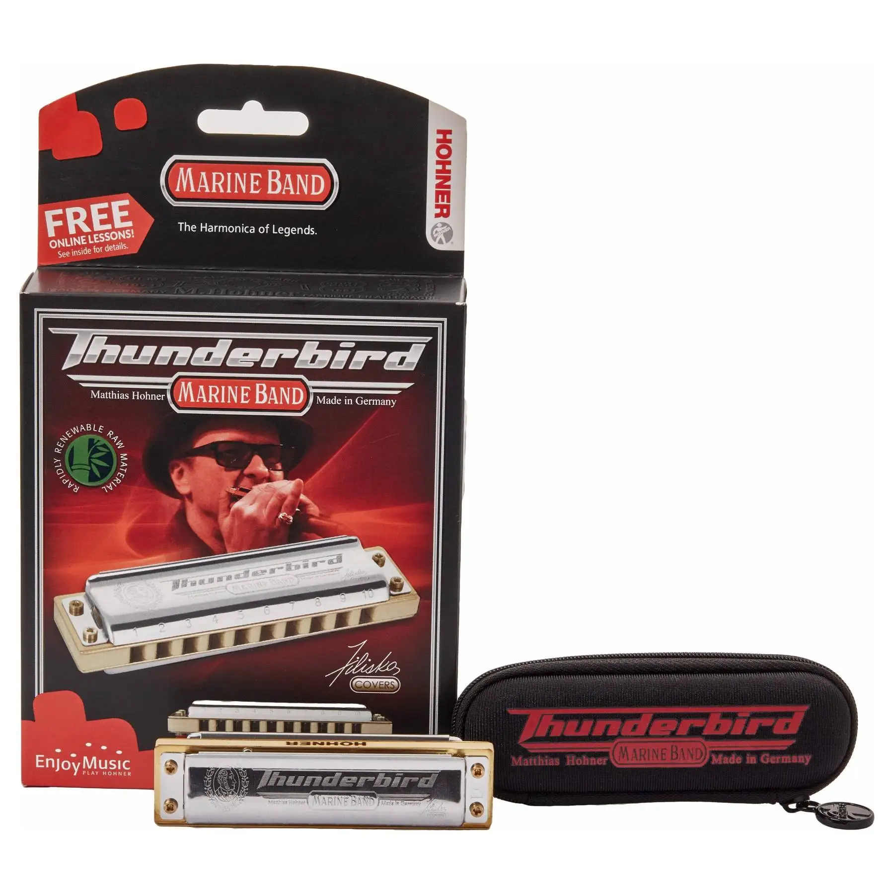 HOHNER Marine Band Thunderbird Bb low Губная гармоника диатоническая | Спорт и развлечения