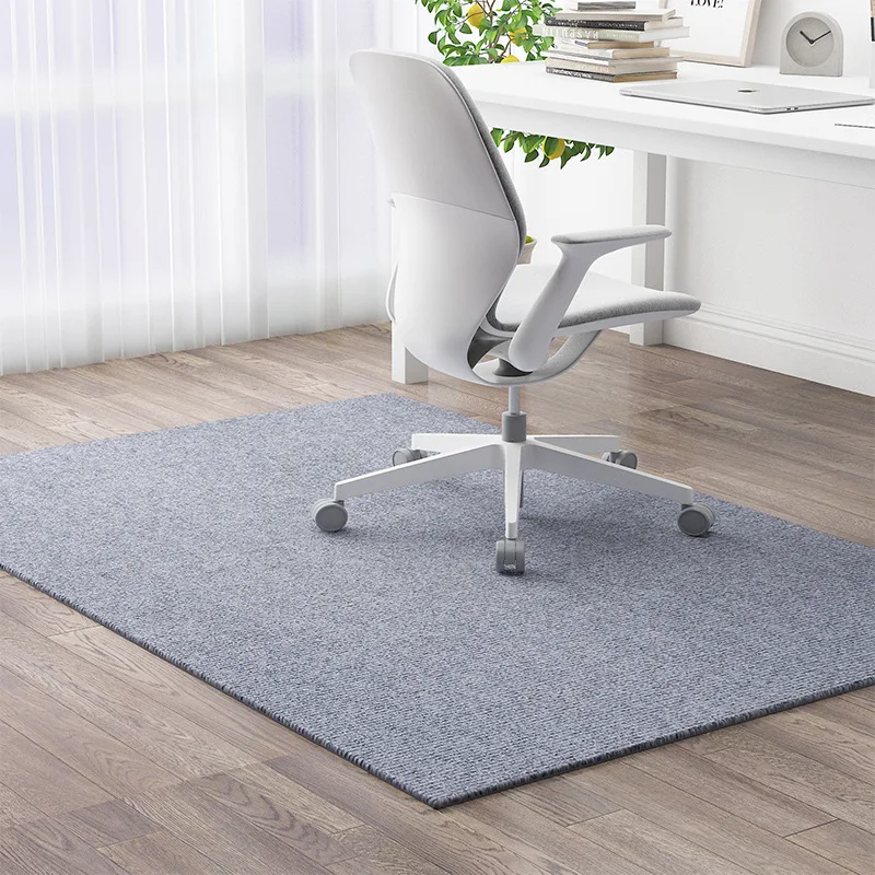 Premium Große Rutschfeste Bürostuhlunterlage mit Verbesserter Haltbarkeit Langlebiger Polyester-Bodenschutz-Teppich für Hartholz- und Fliesenböden – Detail 1