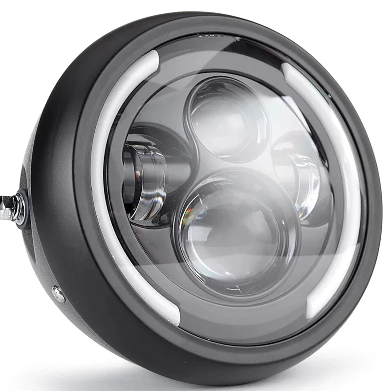 

7.5 inch Motorcycle LED Head lamp Headlamp Distance Light Refit Motorcycle Headlight Cafe Racer Motorcycle Parts