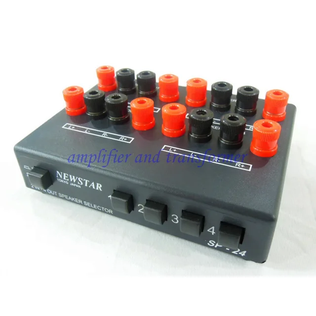 Channel Speaker Selector Switch Box Pyle Channel Speaker Switch