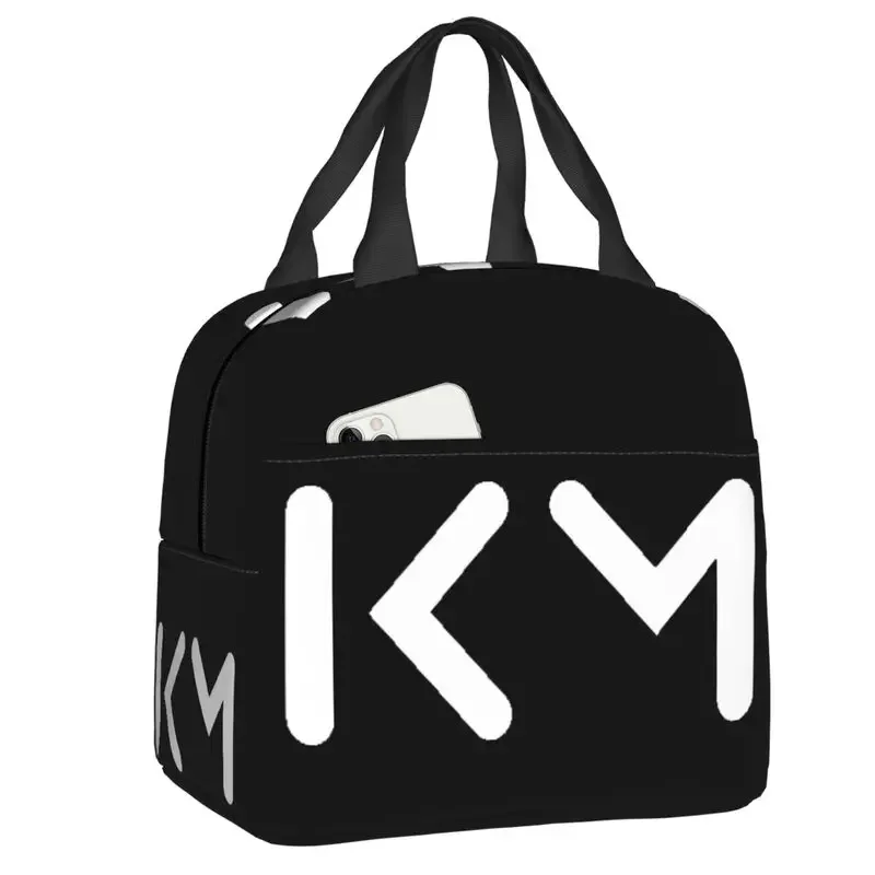 

KM Mbappe Football Soccer Resuable Lunch Box for Women Waterproof Thermal Cooler Food Insulated Lunch Bag Kids School Children