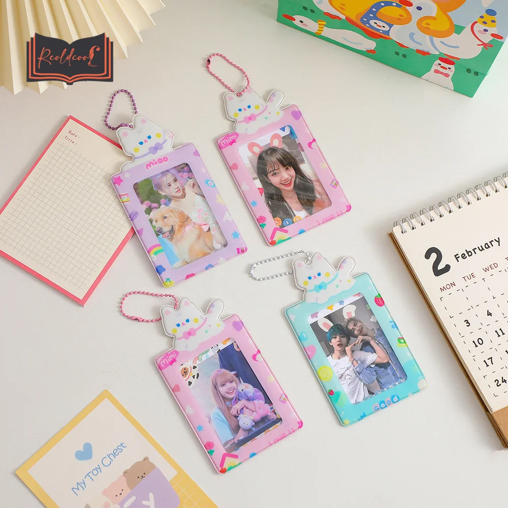 Photocard Card Holder Protector Photo Card Holder Key Chain Card Holder Protector Aliexpress