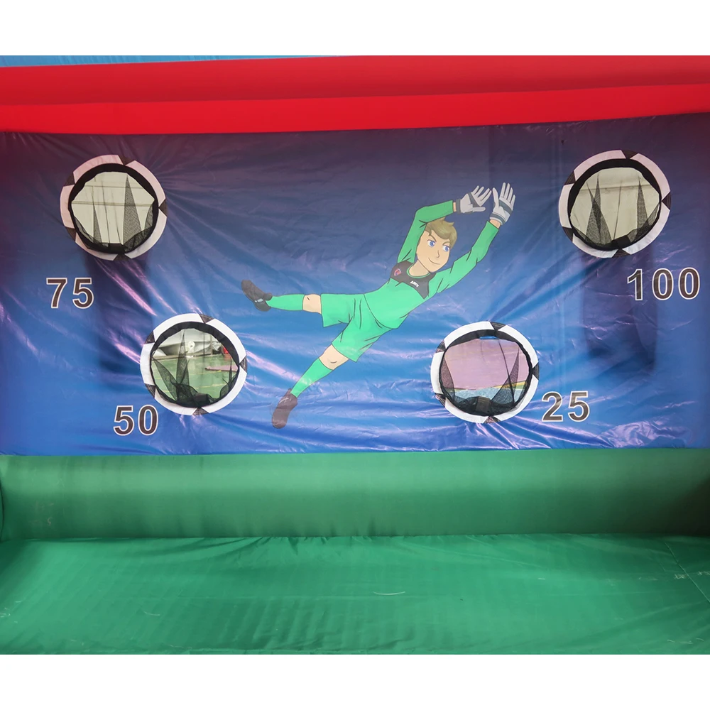 Fast Shipping 4x3m Optional Inflatable Football Shoot Out Game Inflatable Football Goal Carnival Sport Games for Sale 6