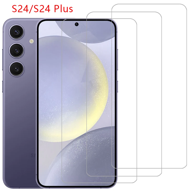 Pellicola Salvaschermo Per Samsung Galaxy S24 Plus 5G Vetro Temperato Protettivo Su Samsungs24 Galaxys24 S 24 24 S S24Plus Plu Pro Film