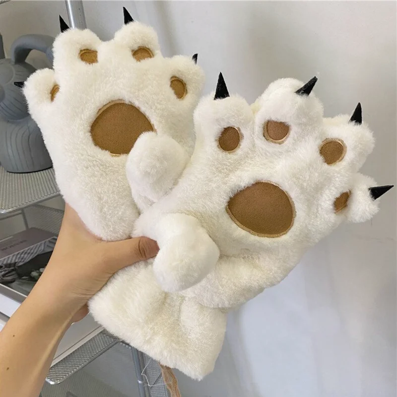 Cat Paw Gloves Gloves Cat Paws Gloves Kids Fluffy Claws Mittens