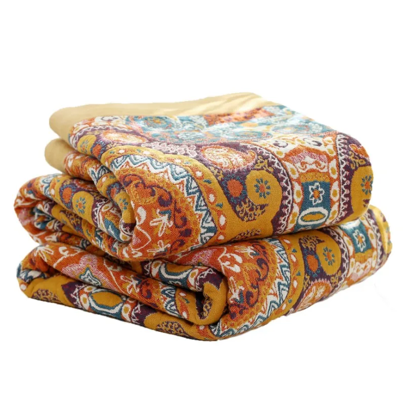 

100% Cotton Nordic throw blankets for beds gauze bedroom Leisure Bedspread boho decor sofa towel soft blanket sheet double thin