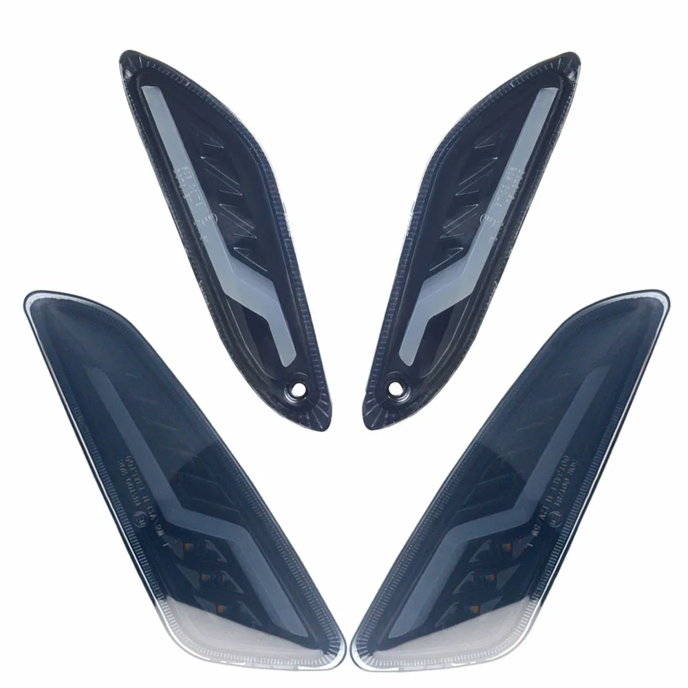 Motorbike LED Turn Signals Front Rear Daytime Running Light for Vespa Piaggio Primavera 50 125 150 2013- motorcycle light motorcycle led lights motorcycle turn signal lights motorcycle turn signal led daytime running lights