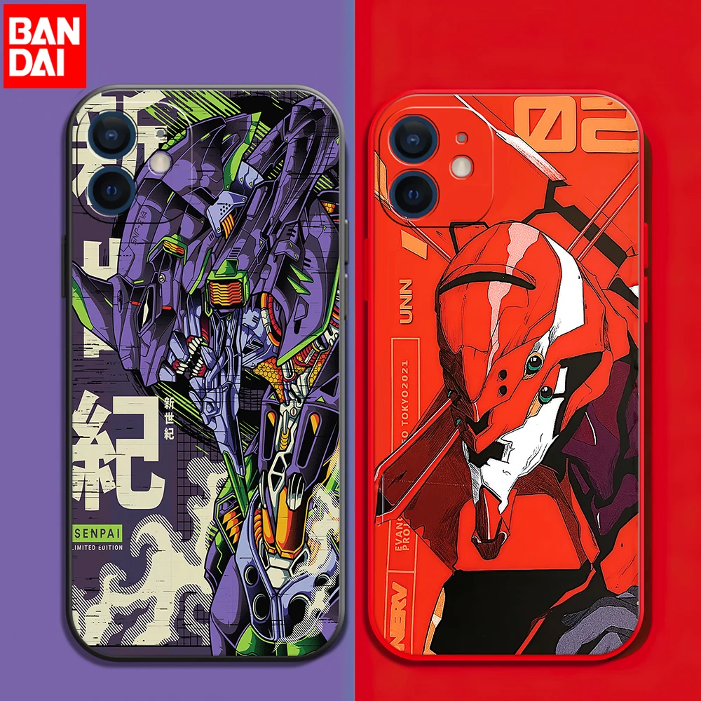 Neon Genesis Evangelion EVA Phone Case For iPhone 11 12 13 Pro MAX 6 6S 7 8 Plus XS 12 13 Mini X XR SE 2020 5 Japan Anime Cover cover for iphone 13