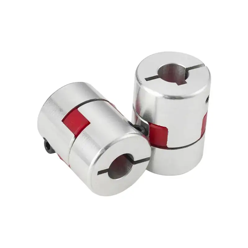 Two-Jaw Coupler D20 L25 Aluminum Plum Flexible Shaft BW Coupling NEMA17 Motor Connector Solid Rubber Pad 4/5/6/ 6.35/ 8/10mm image 3