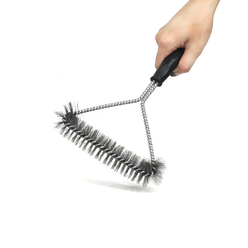 Barbecue Grill Wire Brush Kitchen Accessories BBQ Grill Barbecue Kit Cleaning Brush Stainless Steel Cooking Tools