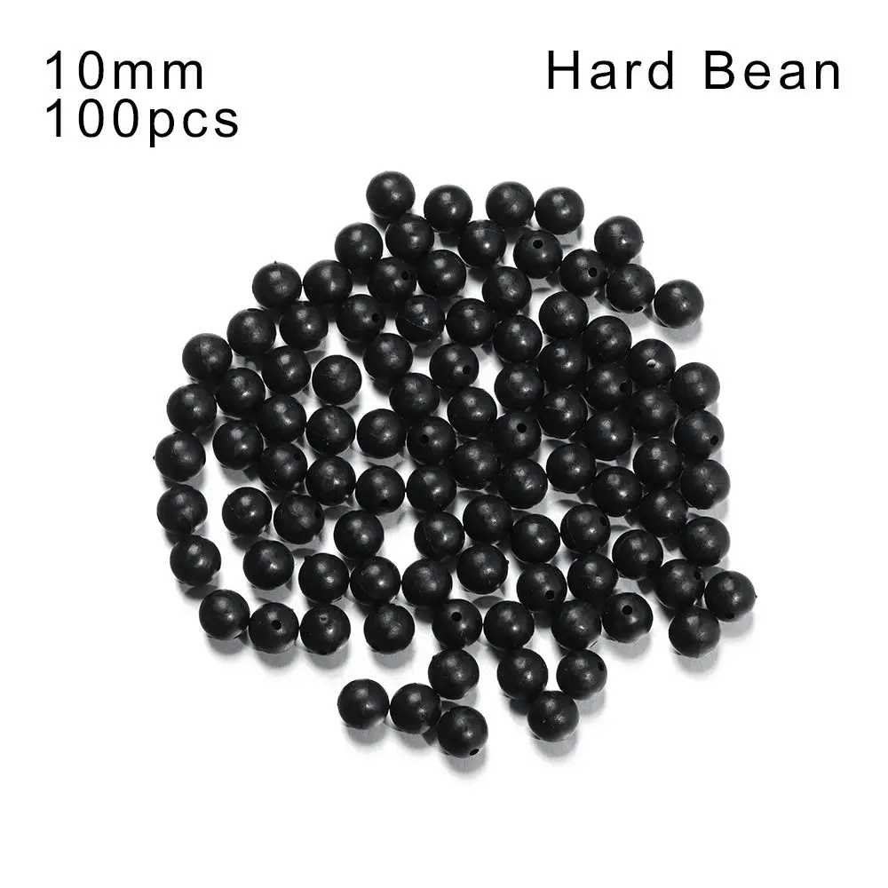 100pcs High Quality 3mm-12mm Plastic Fishing Beads Space Stopper