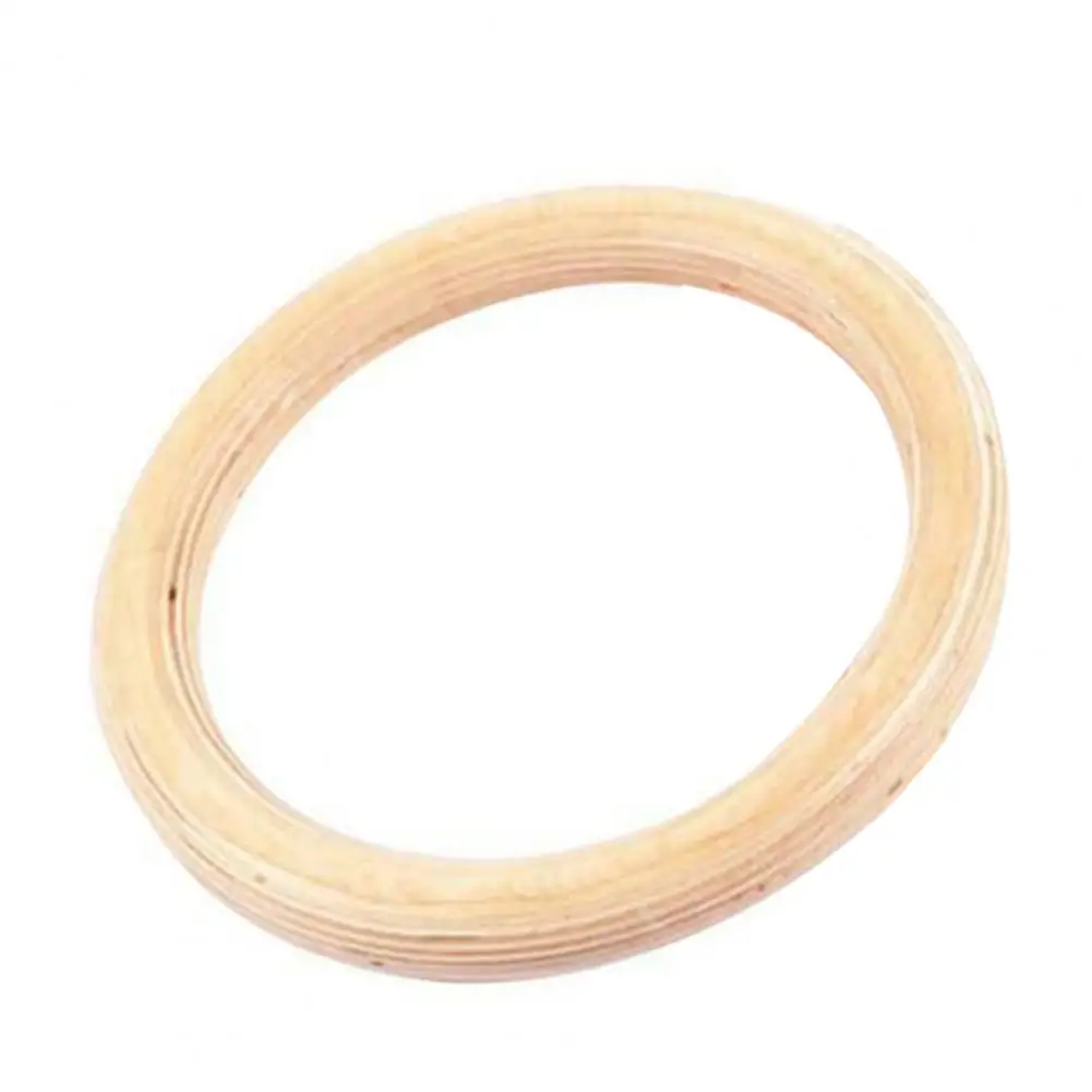 28mm 32mm Wooden Gym Ring Fitness Gymnastic Training Rings Strength Training Gymnastic Rings Pull Up Strength Workout Ring