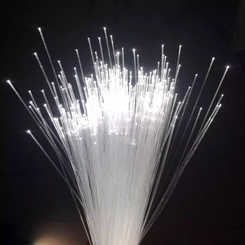 새로운 판매 50 ~ 550PCS 0.75mm 2-4 미터 글로우 PMMA 광섬유 케이블 모든 종류의 자동차 룸 LED 라이트 엔진 DIY 별이 빛나는 하늘 LED 라이트 핫