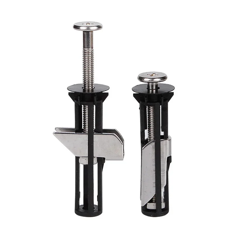 Universal Stainless Steel Water Tank Toilet Seat Hinges Bolts Screws Replacement Bathroom Fixture Toilet Lid Fixing Parts