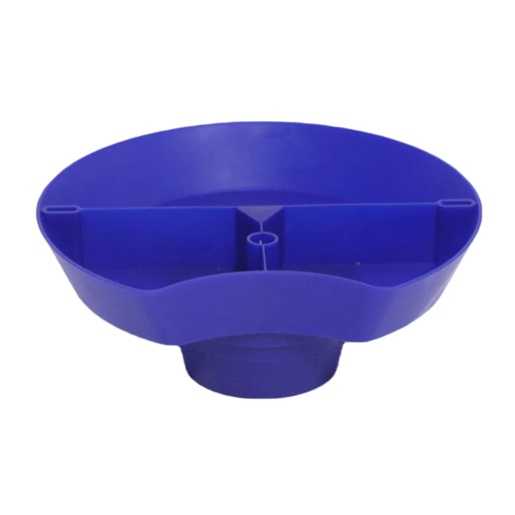 1 Set of Portable Three compartment Snack Tray Food Plate Divided Tray