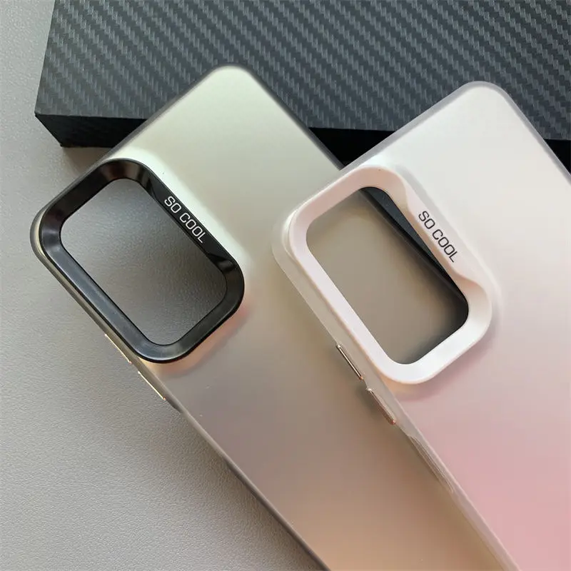 Luxury Metallic Aurora Skin Matte Phone Case Cover