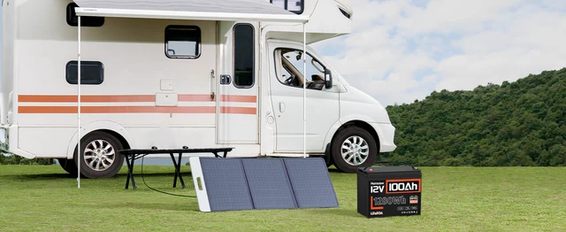 HumsiENK Batterie Lithium 12V 100Ah MAX, 1280Wh Batterie