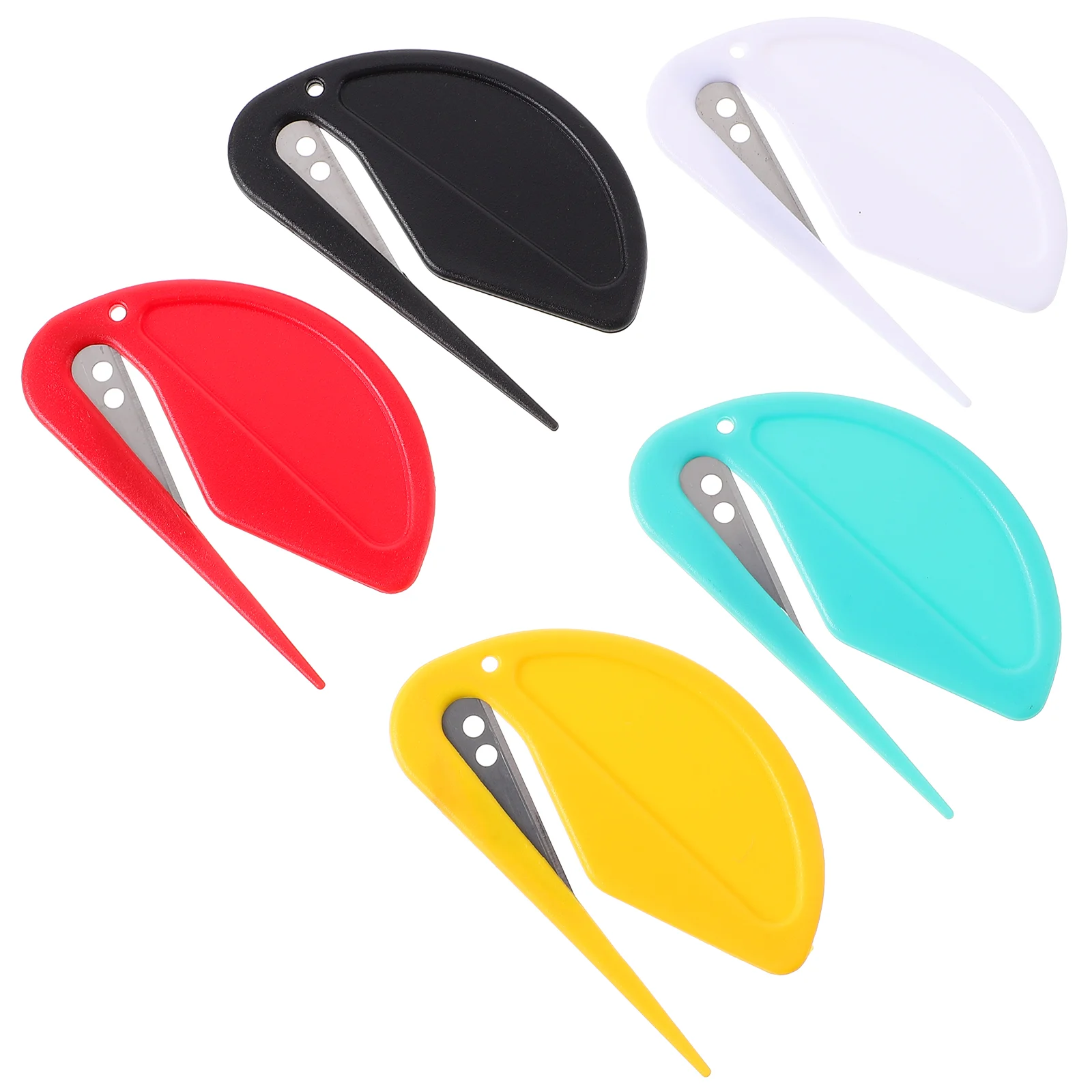 Envelope Opener Slitter Package Tool Mini Envelopes Opening Letter 5 Pcs Women Metal Unpack Cute Knives mail opener unboxing knife utility knife pocket folding knife