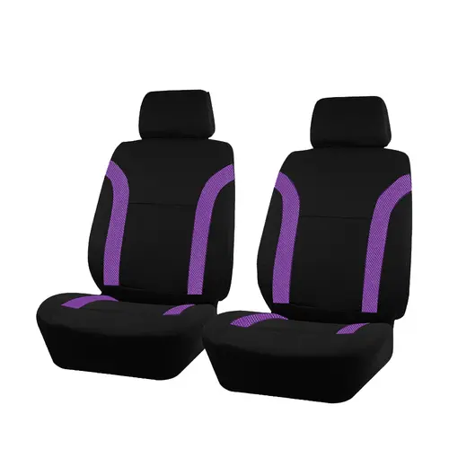 AUTO PLUS Sports Universal Polyester Car Seat Cover Set Fit Most Car Plain Fabric Bicolor Stylish Car Accessories Seat Protector - Image 30