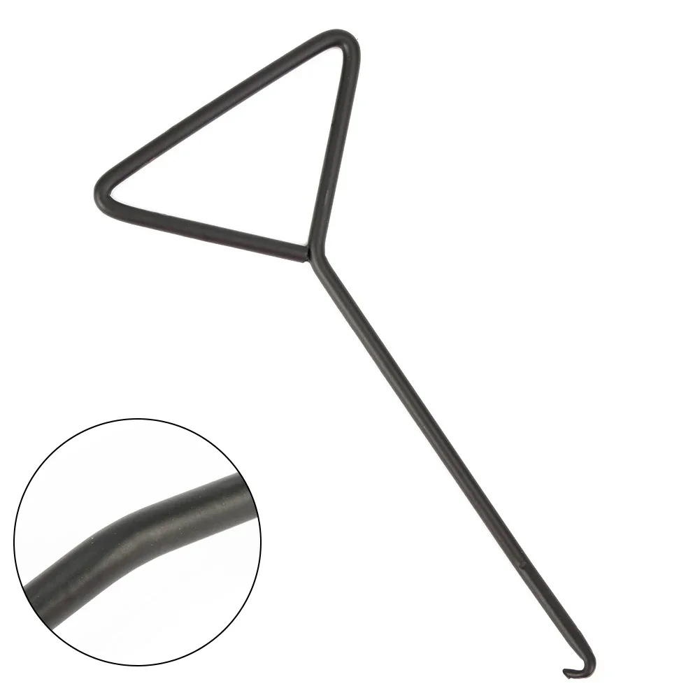 

Exhaust Pipe Spring Hook Puller Tool Shoe Spring T-handle 17.5x8.2x3cm Black Drum Hook Puller Lasting Use High Quality