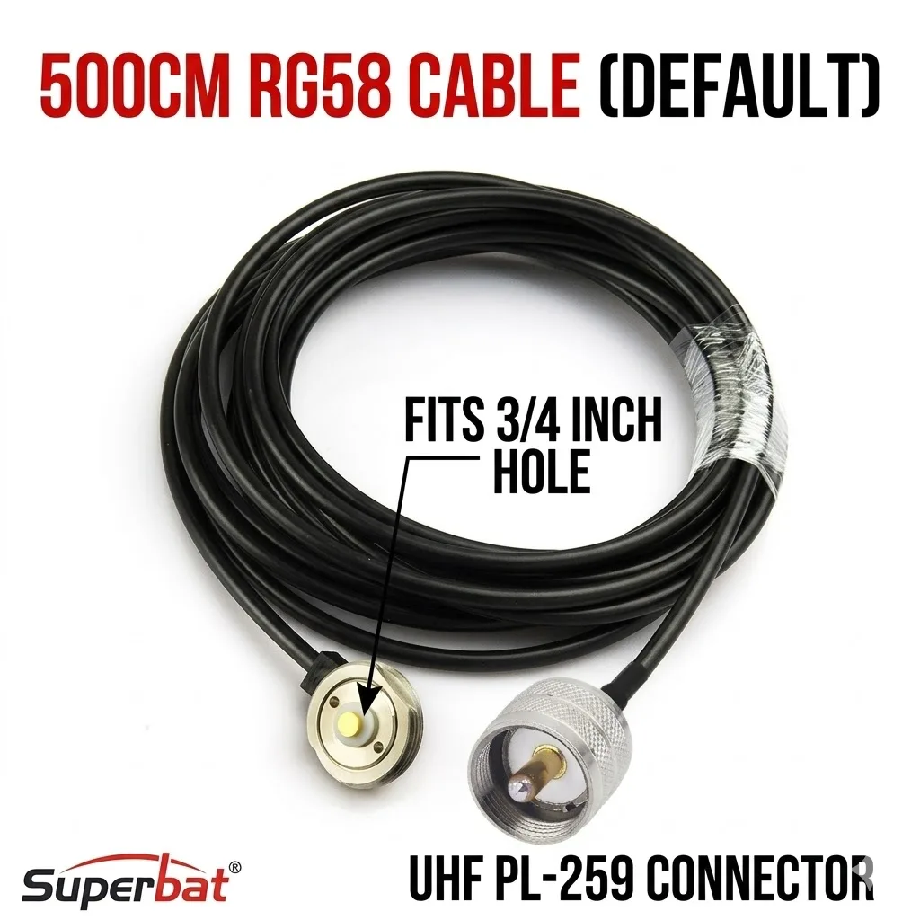 Vehicle Antenna NMO Mount with UHF PL259 Connector