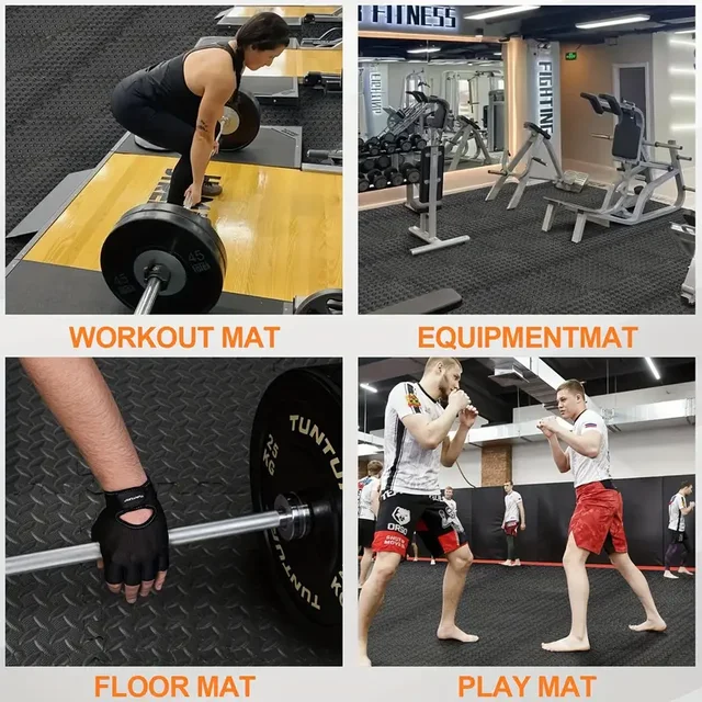 20 Piece Puzzle Fitness Mat Double Sided Interlocking Foam Floor Mat EVA Non Slip Mat Suitable for Yoga and Fitness Equipment 6