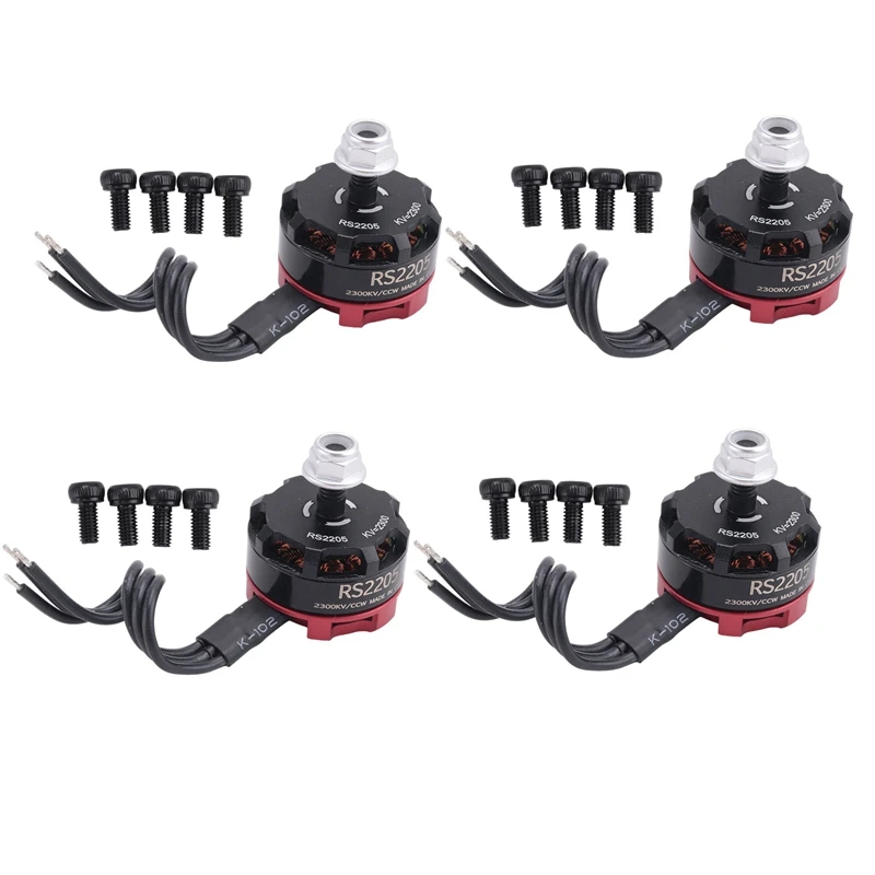 XTECH RC RS2205 2205 2300KV CW CCW Brushless Motor For 2-6S 20A/30A/40A ESC FPV RC QAV250 X210 Racing Drone Multicopter
