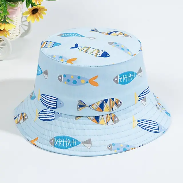 Summer Baby Sun Hat Baby Sun Hat for Girls and Boys Outdoor Neck Ear Cover  Anti UV Cartoon Kids Beach Caps Bucket Cap - AliExpress