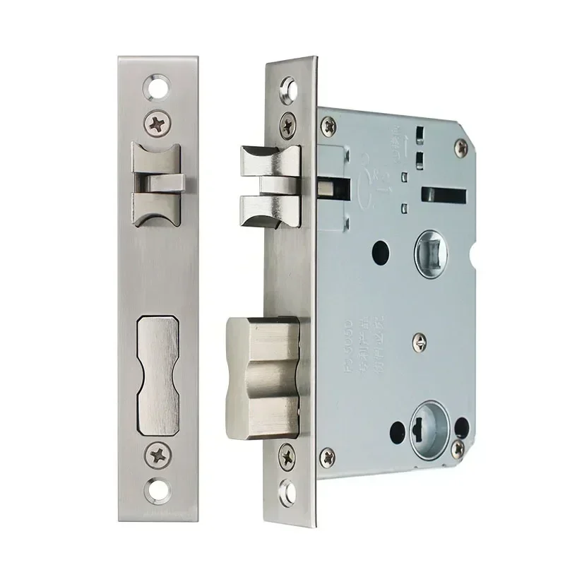 6pcs Metal Stainless Steel Electronic Lock Body 5050 Mortise For Tuya Face Recognition Fingerprint Smart Door Lock