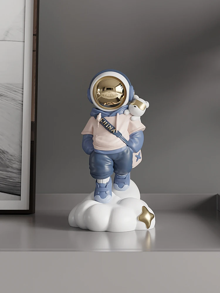 

Creative Astronaut Ornament, Spaceman Resin Craft, Miniature Figurines, Office, Living Room, Home Decoration Accessories