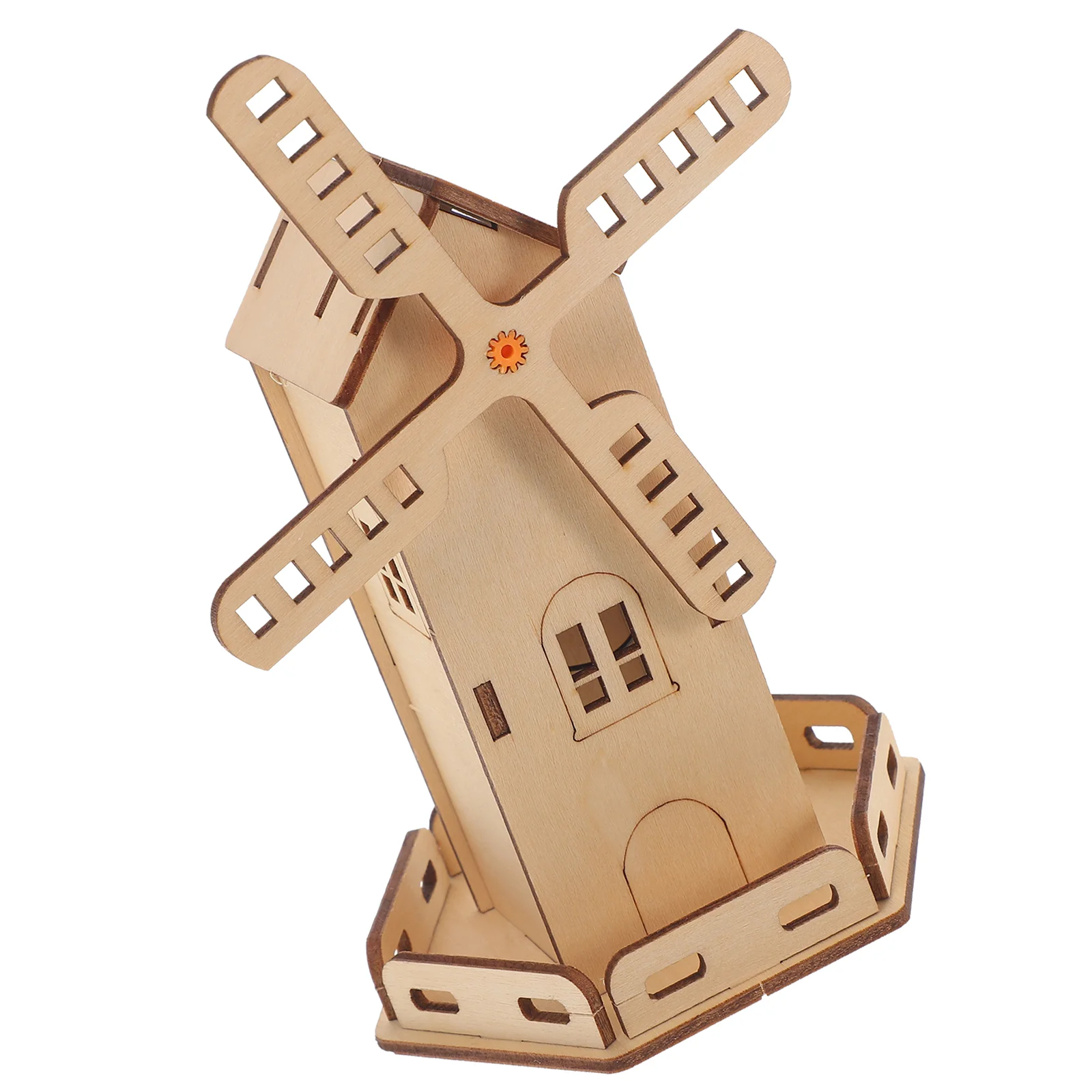 Solar Windmill Assembly Kids Playthings DIY Experiments Science Kits Assemble Toys Small House Engineering Suite Education