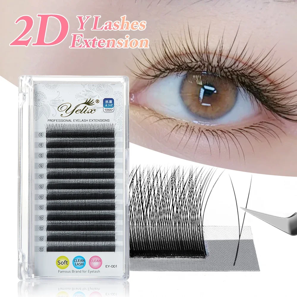 Lightweight 2D Volume Eyelash Extensions